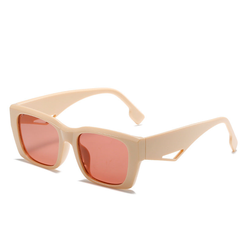 Wholesale PC Square Frame Jelly Color Sunglasses